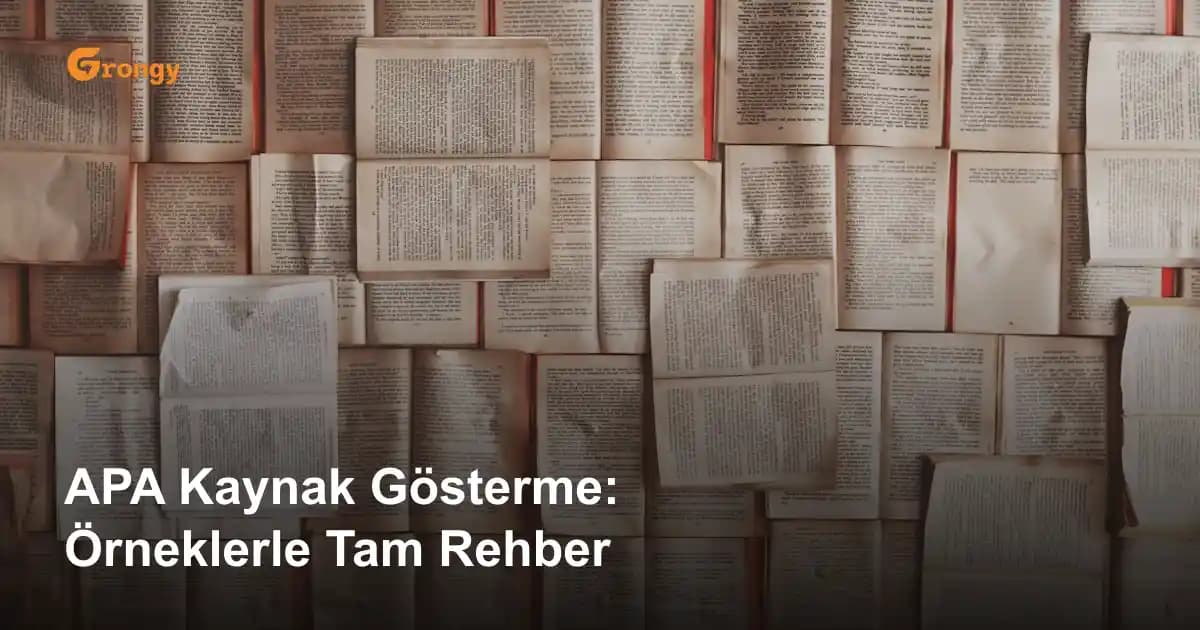 APA Kaynak Gösterme: Örneklerle Tam Rehber