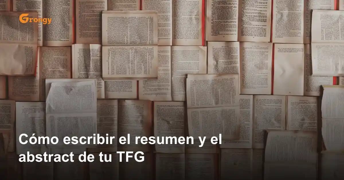 Cómo escribir el resumen y el abstract de tu TFG