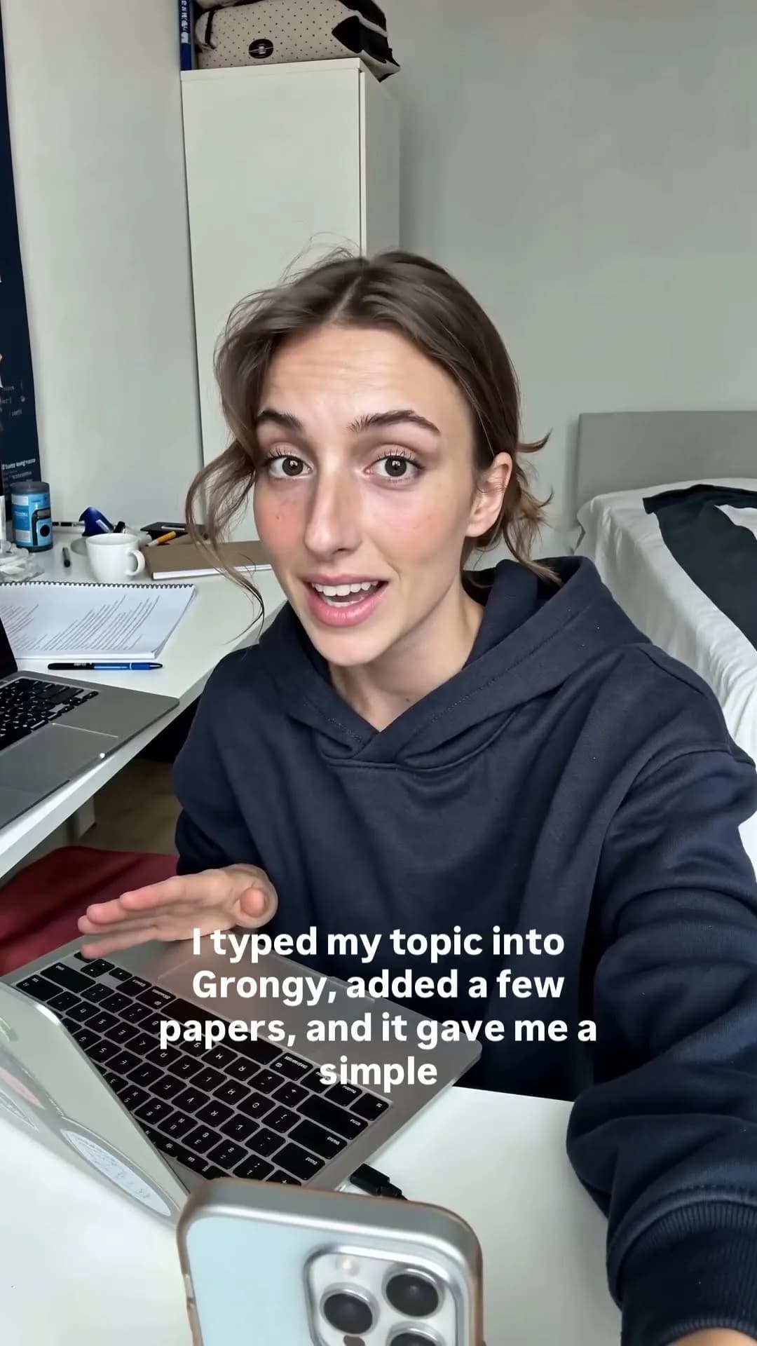Still from a short video about working from your own reading